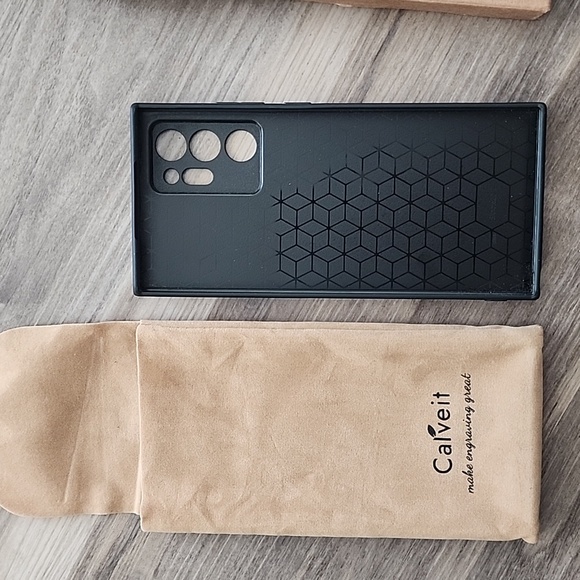 Carveit Wood Case for Galaxy Note20 Ultra Case [Hard Real Wood & Black Soft TPU] - Picture 8 of 9